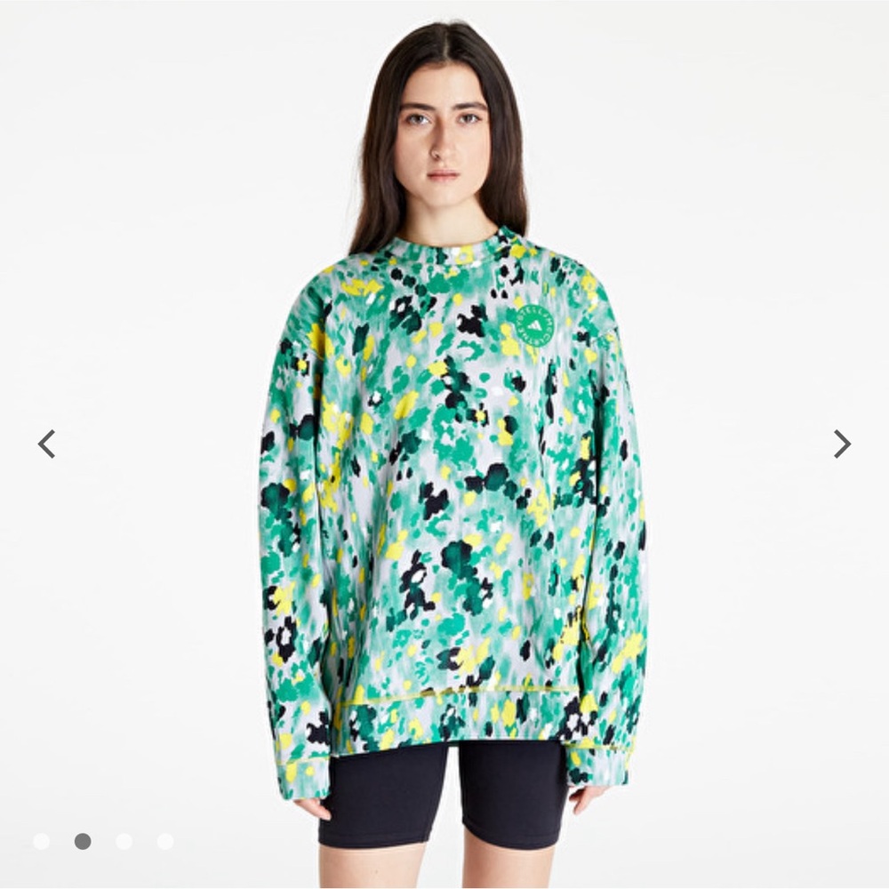 Adidas by Stella McCartney floral print sweatshirt, size L